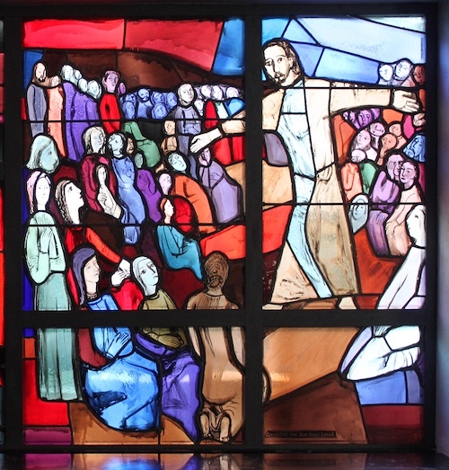 G.Walser, Kirchenfenster des Künstlers Martin Häusle