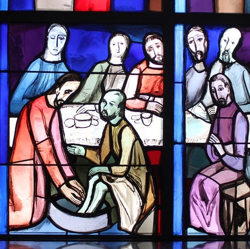 G.Walser, Kirchenfenster des Künstlers Martin Häusle